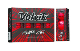 VOLVIK POWER SOFT golf balls (red, 12 pcs.)