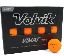 Piłki golfowe VOLVIK VIMAT Soft (pomarańczowy mat, 12 szt.)