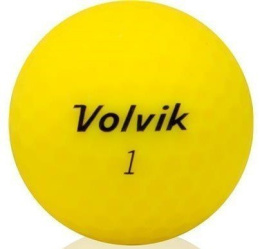 Piłki golfowe VOLVIK VIVID XT (żółty mat, 12 szt.)