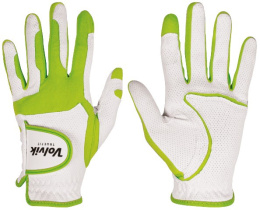 VOLVIK TRUE FIT golf glove (men's, universal size, white and green)