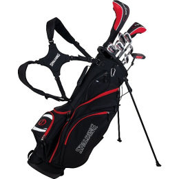 Golf club set, Spalding Tour 2 with bag (steel shafts)