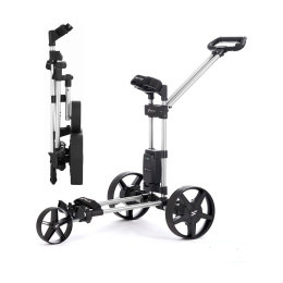 FLAT CAT Touch Hybrid Electric Golf Cart, Flat Foldable (Silver)