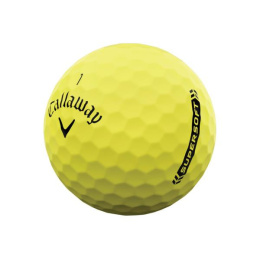 Piłki golfowe CALLAWAY SUPERSOFT 2023 (jaskrawo żółte, 3 szt)