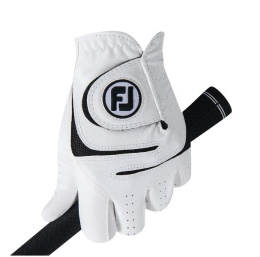 FOOTJOY WeatherSof golf glove, FJ (white, size M)