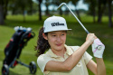 Czapka golfowa Wilson FLAT BRIM Juniorska (biała dla dzieci i młodzieży)