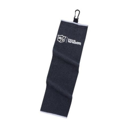 Ręcznik do kijów golfowych Wilson Tri Fold Golf Towel (mikorfirbra, czarny, 52 x 40 cm)