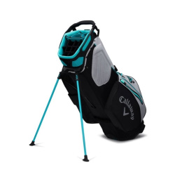 Callaway Fairway 14 HD golf bag (with legs) - silver, black and green
