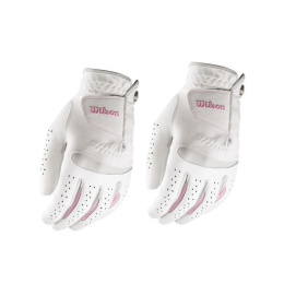 Wilson Feel Plus golf glove (LH, size L, women's, 2-pack)