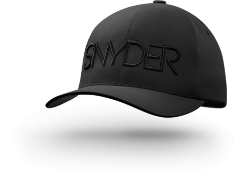 SNYDER Delta Black S/M golf cap, YUPOONG, FLEXFIT
