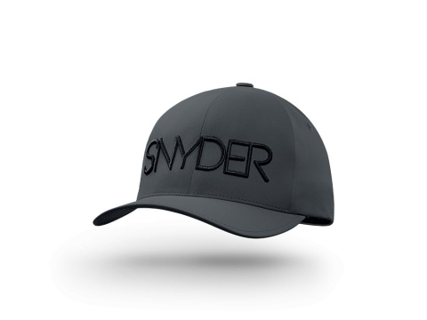 SNYDER Delta Dark Gray golf cap L/XL, YUPOONG, FLEXFIT
