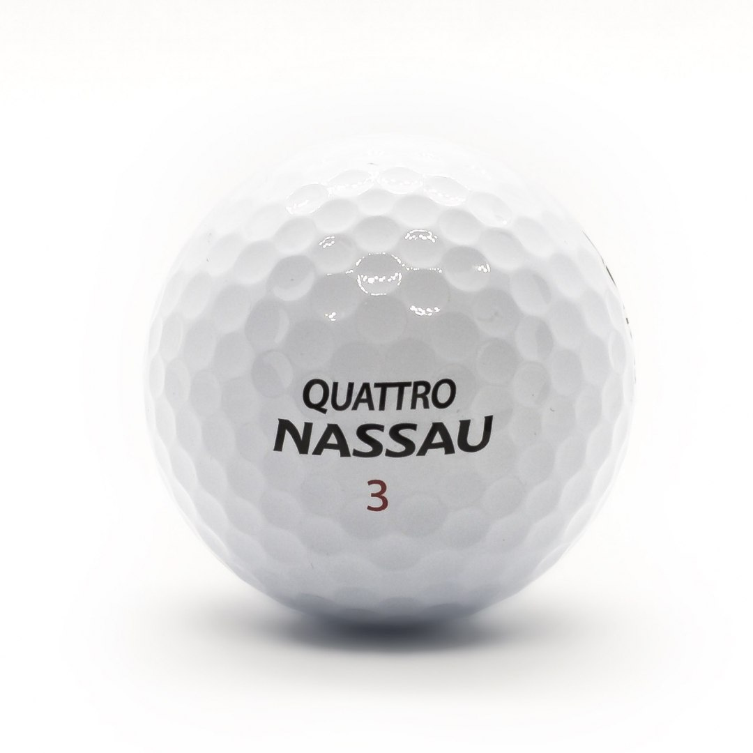 Piłki golfowe NASSAU QUATTRO (białe)