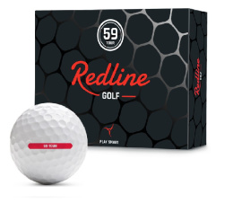 Piłki golfowe REDLINE 59 Tour (białe)