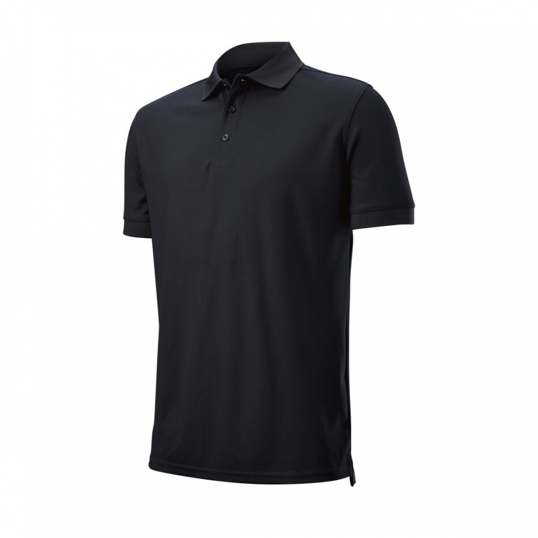 Koszulka golfowa polo Authentic Polo (czarna)