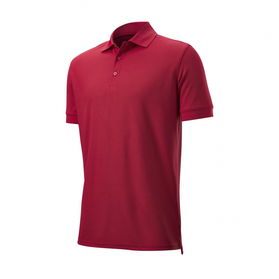 Koszulka golfowa polo Authentic Polo (czerwona)