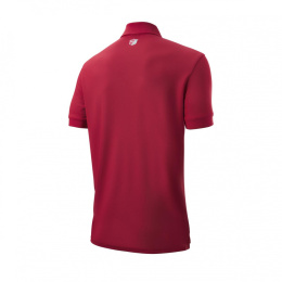 Koszulka golfowa polo Wilson Authentic Polo (czerwona, rozm. L)