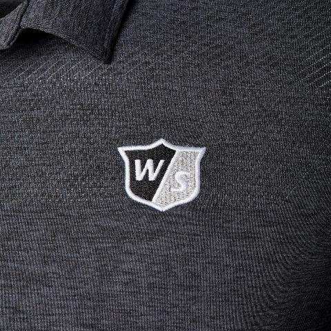 Koszulka golfowa polo Wilson, kolekcja Staff Model (grafit, rozm. L)