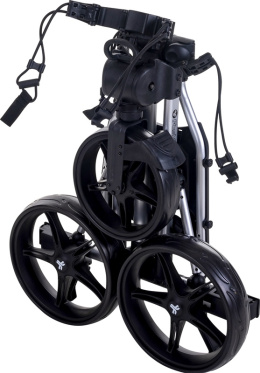 Manualny wózek golfowy FASTFOLD SLIM (czarno-srebrny)