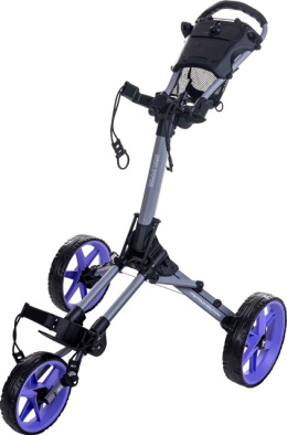 Manualny wózek golfowy FASTFOLD SQUARE (szaro-fioletowy)