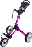 Manualny wózek golfowy FASTFOLD SQUARE (różowo-biały)