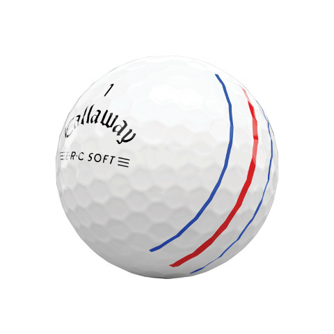 Piłki golfowe CALLAWAY ERC SOFT Triple Track (białe, model 2021)