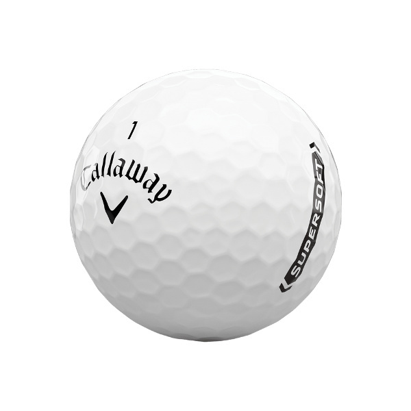 Piłki golfowe CALLAWAY SUPERSOFT (białe, 3 szt.)