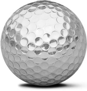 Piłki golfowe REDLINE srebrne