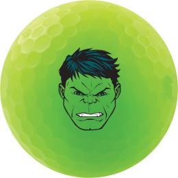 Piłki golfowe VOLVIK, zestaw prezentowy MARVEL Hulk, Pack