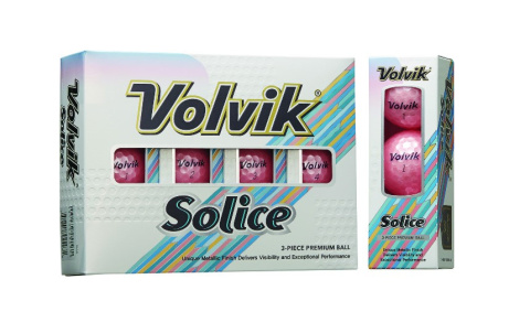 VOLVIK SOLICE golf balls (pink pearl, 12 pcs.)