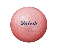 Piłki golfowe VOLVIK SOLICE (różowa perła, 12 szt.)