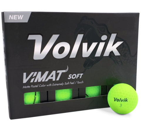 Piłki golfowe VOLVIK VIMAT Soft (zielony mat, 12 szt.)