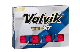 Piłki golfowe VOLVIK VIVID XT (różowy mat, 12 szt.)