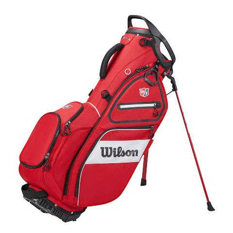 Torba golfowa Wilson eXo II Carry Red (z nóżkami)