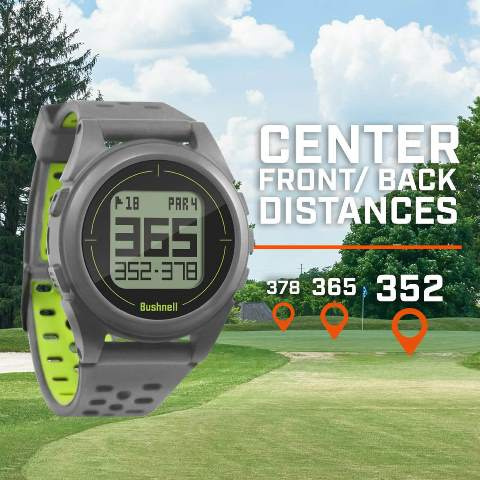 Zegarek, dalmierz GPS do golfa Bushnell iON2 (zielony)