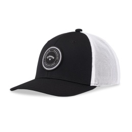 Callaway Playing Through Trucker Mesh Fitted Cap (Black/White)