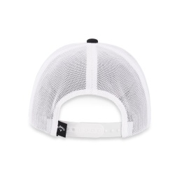 Callaway Playing Through Trucker Mesh Fitted Cap (Black/White)