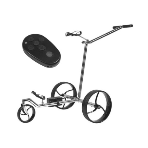 Elektryczny wózek golfowy GALAXY ze stali nierdzewnej z pilotem