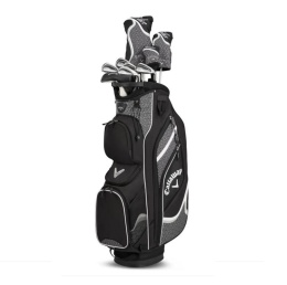 Zestaw kijów do golfa CALLAWAY Solaire dla kobiet, 9 kijów z torbą, grafit set, Black