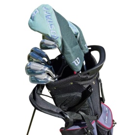 Zestaw kijów do golfa Wilson SGI Prostaff dla kobiet, 8 kijów z torbą, grafit set praworęczny