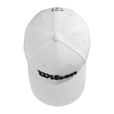 Czapka golfowa Wilson Pro Tour No Logo (biała)