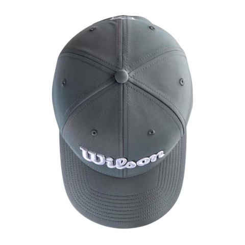 Wilson, czapka golfowa Pro Tour No Logo, kolor szary
