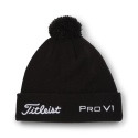 Czapka golfowa Titleist Tour PomPom beanie (zimowa, czarno-biała) typ beanie
