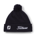 Czapka golfowa Titleist Tour PomPom beanie (zimowa, granatowo-biała) typ beanie