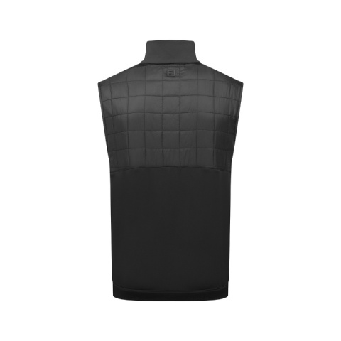 FootJoy ThermoSeries Lightweight Insulated Men’s Golf Vest, Black, Size XL
