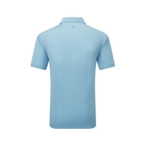 FootJoy Deco Diamond Print Polo Golf Shirt (Men's, White) XL