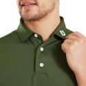 FootJoy Stretch Pique Solid Athletic Fit Golf Polo Shirt (Men's, Khaki, Size XXL)