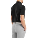 Koszulka golfowa polo FootJoy Stretch Pique Solid Athletic Fit, (męska, czarna, rozm. XL)