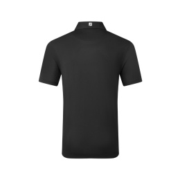 Koszulka golfowa polo FootJoy Stretch Pique Solid Athletic Fit, (męska, czarna, rozm. M)