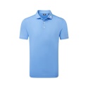 Koszulka golfowa polo FootJoy Stretch Pique Solid Athletic Fit, (męska, niebieska, rozm. XXL)