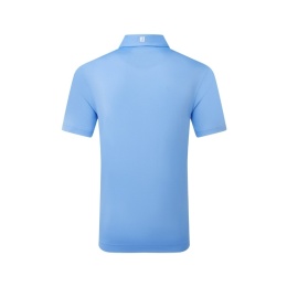 Koszulka golfowa polo FootJoy Stretch Pique Solid Athletic Fit, (męska, niebieska, rozm. XXL)