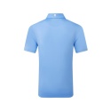 FootJoy Stretch Pique Solid Athletic Fit Golf Polo Shirt (Men's, Blue, Size XL)